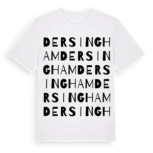 Dersingham ordlek t-shirt – ekologisk bomull t-shirt från Pinshirt
