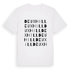 Deuxhill ordlek t-shirt – ekologisk bomull t-shirt från Pinshirt