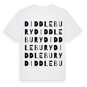 Diddlebury ordlek t-shirt – ekologisk bomull t-shirt från Pinshirt