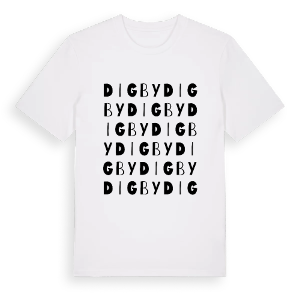 Digby ordlek t-shirt – ekologisk bomull t-shirt från Pinshirt