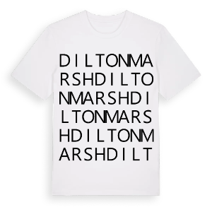 Dilton Marsh ordlek t-shirt – ekologisk bomull t-shirt från Pinshirt