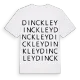 Dinckley ordlek t-shirt