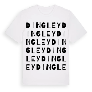 Dingley ordlek t-shirt – ekologisk bomull t-shirt från Pinshirt