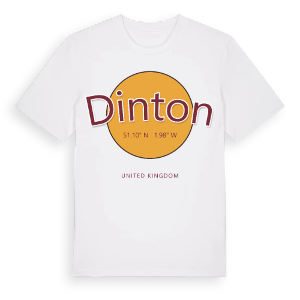 Dinton cirkel t-shirt – ekologisk bomull t-shirt från Pinshirt
