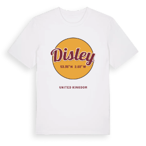Disley cirkel t-shirt – ekologisk bomull t-shirt från Pinshirt