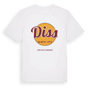 Diss cirkel t-shirt – ekologisk bomull t-shirt från Pinshirt