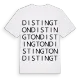 Distington ordlek t-shirt
