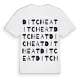 Ditcheat ordlek t-shirt