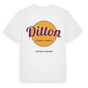 Ditton cirkel t-shirt – ekologisk bomull t-shirt från Pinshirt
