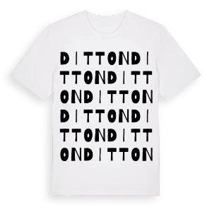 Ditton ordlek t-shirt – ekologisk bomull t-shirt från Pinshirt
