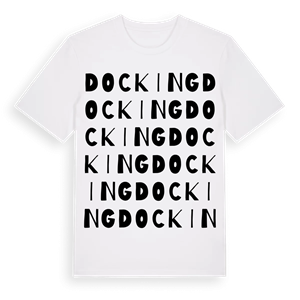Docking ordlek t-shirt – ekologisk bomull t-shirt från Pinshirt