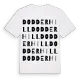 Dodderhill ordlek t-shirt