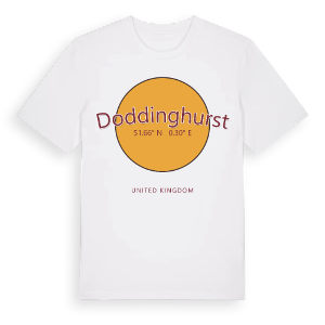 Doddinghurst cirkel t-shirt – ekologisk bomull t-shirt från Pinshirt