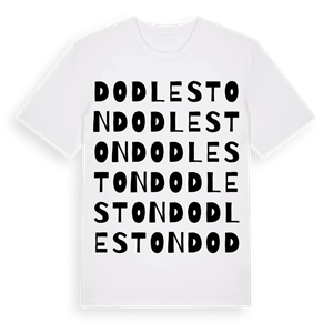 Dodleston ordlek t-shirt – ekologisk bomull t-shirt från Pinshirt