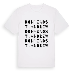 Donhead St. Andrew ordlek t-shirt – ekologisk bomull t-shirt från Pinshirt