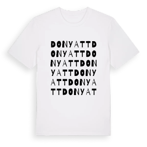 Donyatt ordlek t-shirt – ekologisk bomull t-shirt från Pinshirt