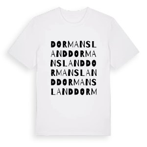 Dormansland ordlek t-shirt – ekologisk bomull t-shirt från Pinshirt