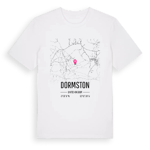 Dormston karta t-shirt – ekologisk bomull t-shirt från Pinshirt