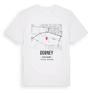 Dorney karta t-shirt – ekologisk bomull t-shirt från Pinshirt