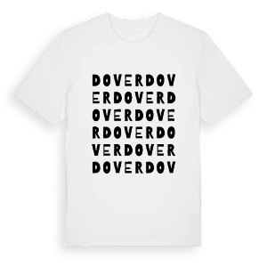 Dover ordlek t-shirt – ekologisk bomull t-shirt från Pinshirt