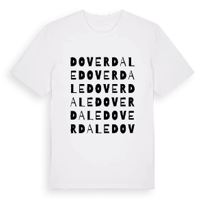 Doverdale ordlek t-shirt – ekologisk bomull t-shirt från Pinshirt