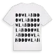 Dowland ordlek t-shirt