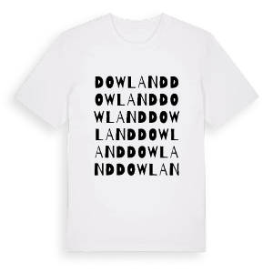 Dowland ordlek t-shirt – ekologisk bomull t-shirt från Pinshirt