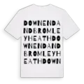 Downend and Bromley Heath ordlek t-shirt