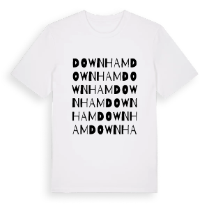 Downham ordlek t-shirt – ekologisk bomull t-shirt från Pinshirt