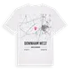 Downham West karta t-shirt