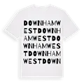 Downham West ordlek t-shirt