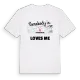 Någon i Downholme älskar mig t-shirt