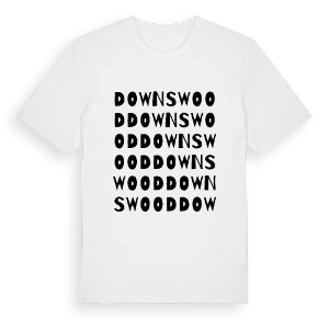 Downswood ordlek t-shirt – ekologisk bomull t-shirt från Pinshirt