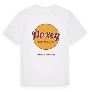 Doxey cirkel t-shirt – ekologisk bomull t-shirt från Pinshirt