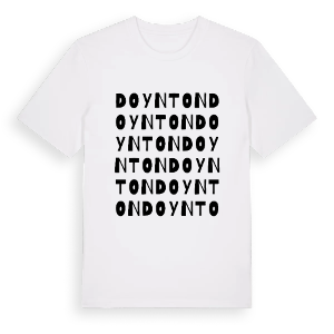 Doynton ordlek t-shirt – ekologisk bomull t-shirt från Pinshirt