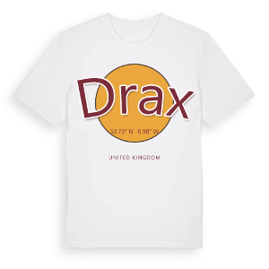 Drax cirkel t-shirt – ekologisk bomull t-shirt från Pinshirt