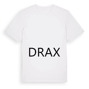 Jag älskar Drax t-shirt stort tryck – ekologisk bomull t-shirt från Pinshirt
