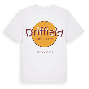 Driffield cirkel t-shirt – ekologisk bomull t-shirt från Pinshirt