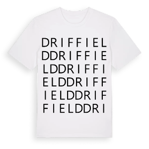 Driffield ordlek t-shirt – ekologisk bomull t-shirt från Pinshirt