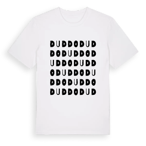 Duddo ordlek t-shirt – ekologisk bomull t-shirt från Pinshirt