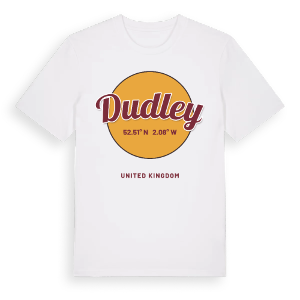 Dudley cirkel t-shirt – ekologisk bomull t-shirt från Pinshirt