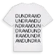 Dundraw ordlek t-shirt