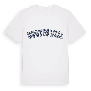 Dunkeswell college t-shirt – ekologisk bomull t-shirt från Pinshirt