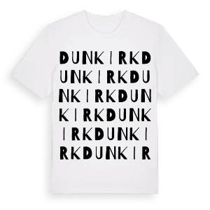 Dunkirk ordlek t-shirt – ekologisk bomull t-shirt från Pinshirt