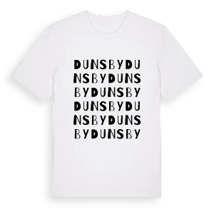Dunsby ordlek t-shirt – ekologisk bomull t-shirt från Pinshirt