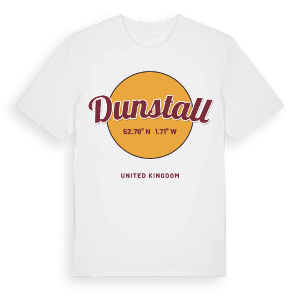 Dunstall cirkel t-shirt – ekologisk bomull t-shirt från Pinshirt