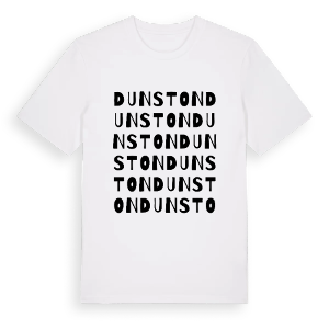 Dunston ordlek t-shirt – ekologisk bomull t-shirt från Pinshirt