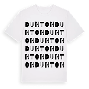 Dunton ordlek t-shirt – ekologisk bomull t-shirt från Pinshirt