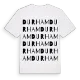 Durham ordlek t-shirt