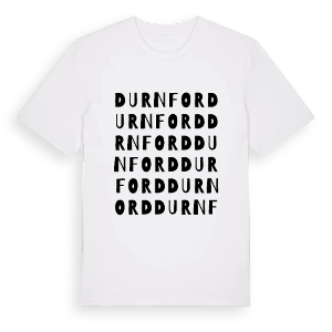 Durnford ordlek t-shirt – ekologisk bomull t-shirt från Pinshirt